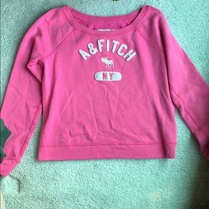 pink crew neck from Abercrombie & Fitch